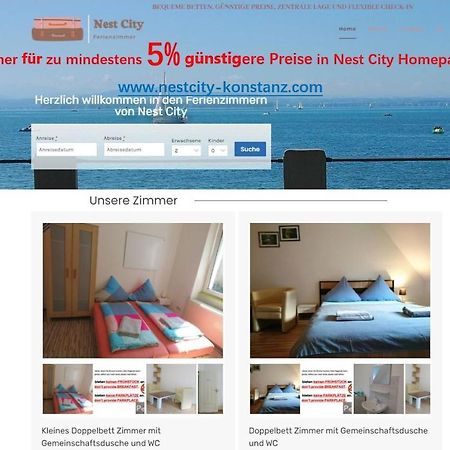 Nest City - Not A Hotel, Private Room With Shared Showers, No Parking, Breakfast, Or Kitchen, Towels Available For A Fee, Check-In 4 Pm To 11 Pm Констанц Экстерьер фото